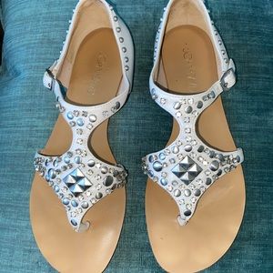 Circa Joan & David leather ornate sandals SZ 7